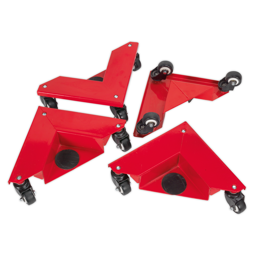 Corner Transport Dollies 150kg Capacity - Set of 4