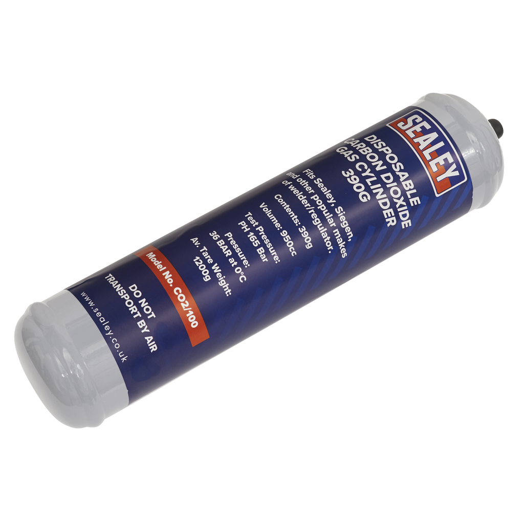 Disposable Carbon Dioxide Gas Cylinder 390g