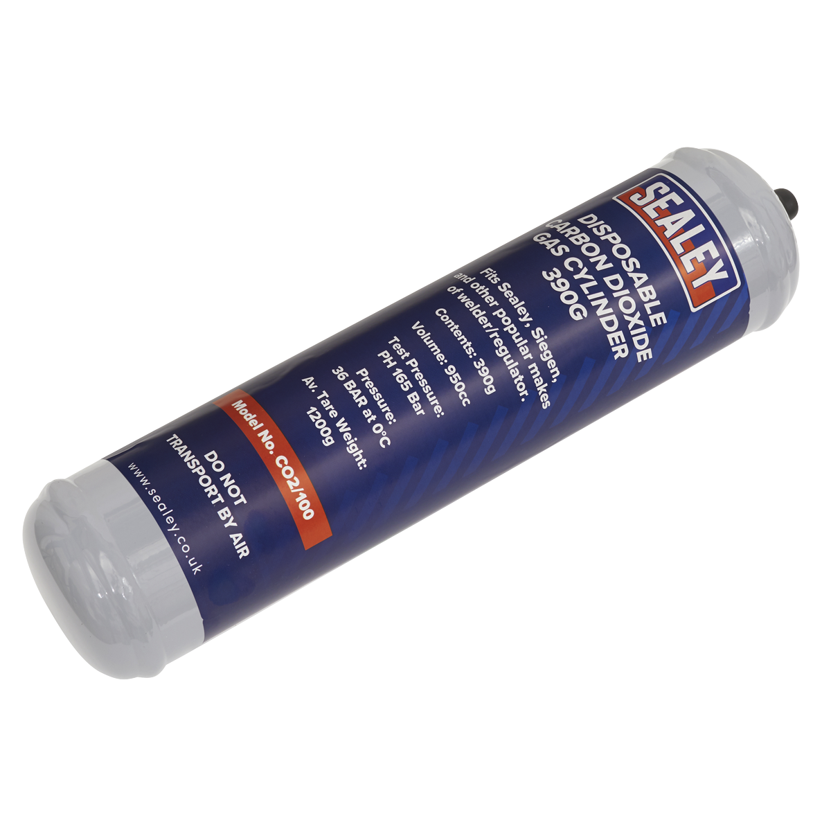 Disposable Carbon Dioxide Gas Cylinder 390g