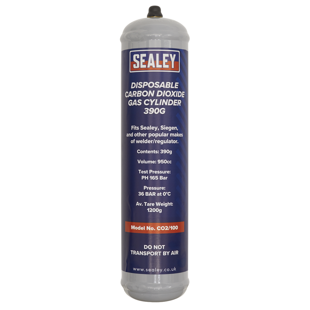 Disposable Carbon Dioxide Gas Cylinder 390g