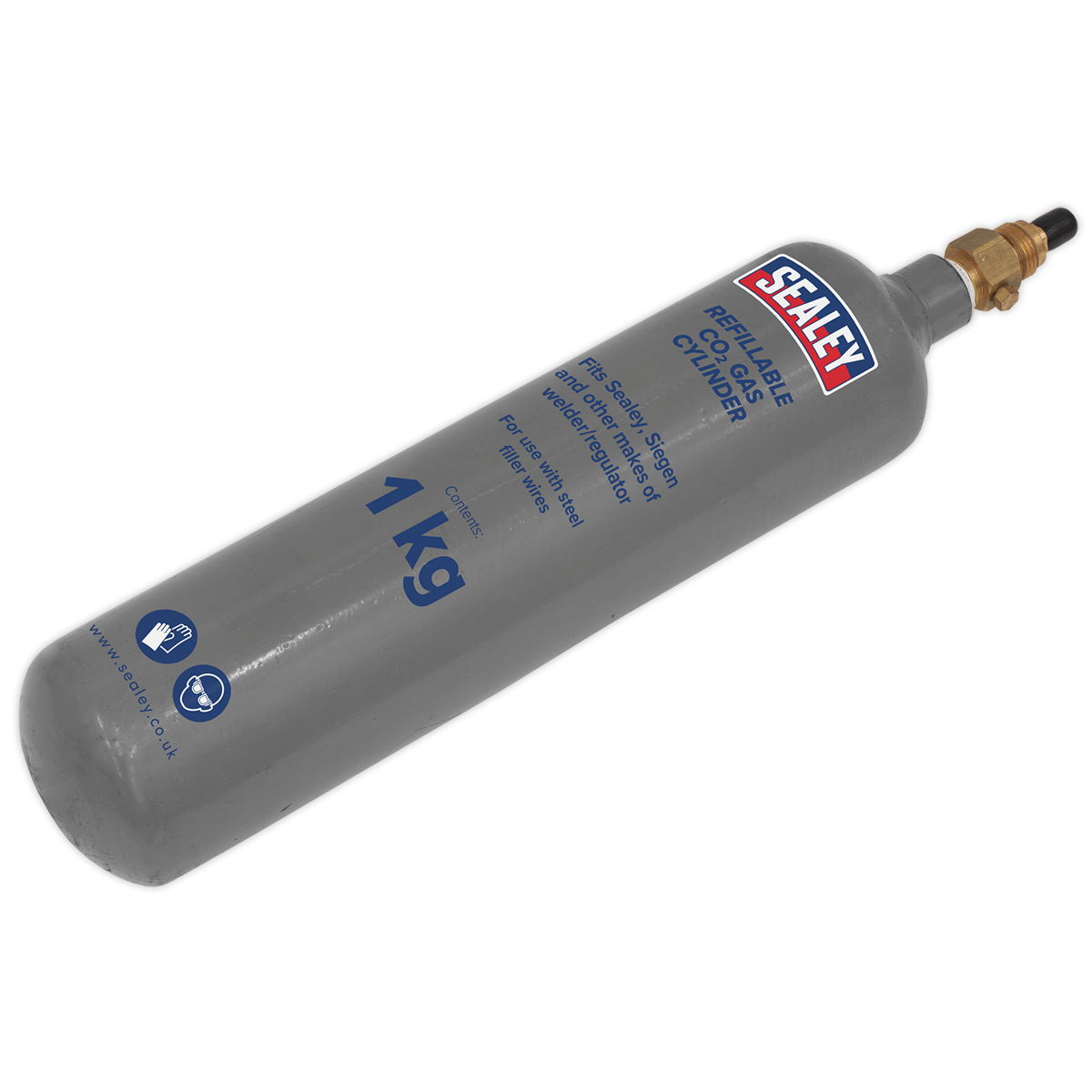 Refillable Carbon Dioxide Gas Cylinder 1kg