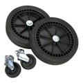 Wheel Kit for Fixed Compressors - 2 Castors & 2 Fixed