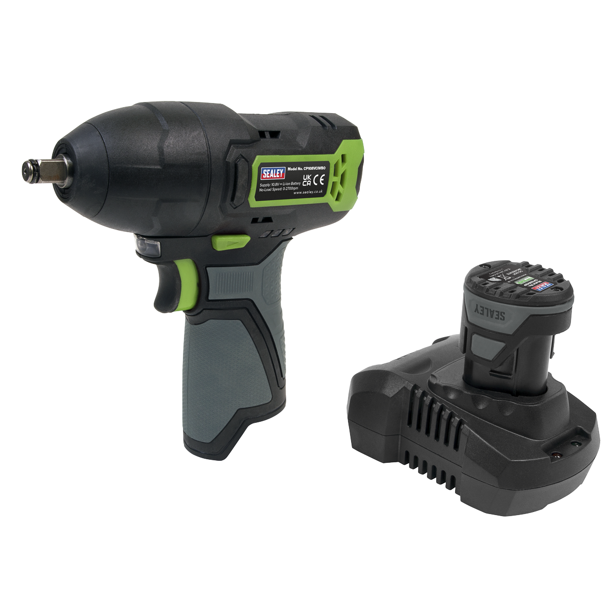 SV10.8 Series 3/8"Sq Drive Cordless Impact Wrench Kit 10.8V 2Ah