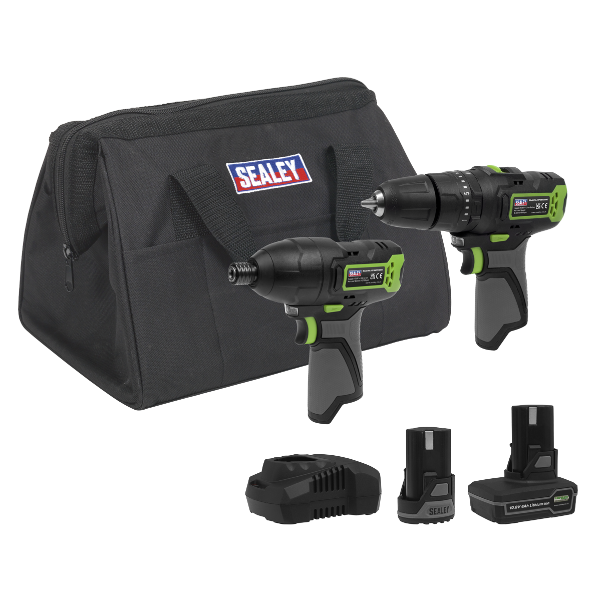 2 x SV10.8 Series Power Tool Kit 10.8V - 2 Batteries & Euro