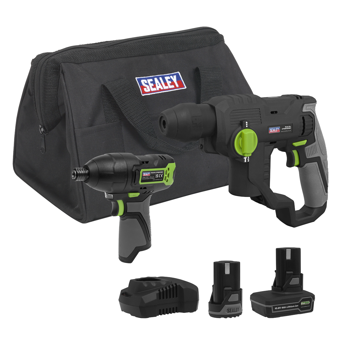 2 x SV10.8 Series Cordless Power Tool Kit 10.8V - 2 Batteries
