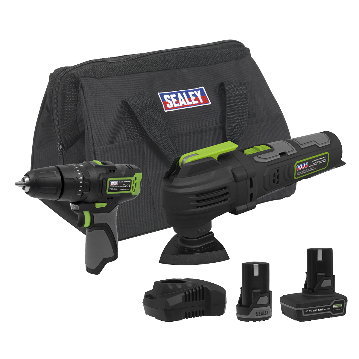 2 x SV10.8 Series Cordless Power Tool Kit 10.8V - 2 Batteries
