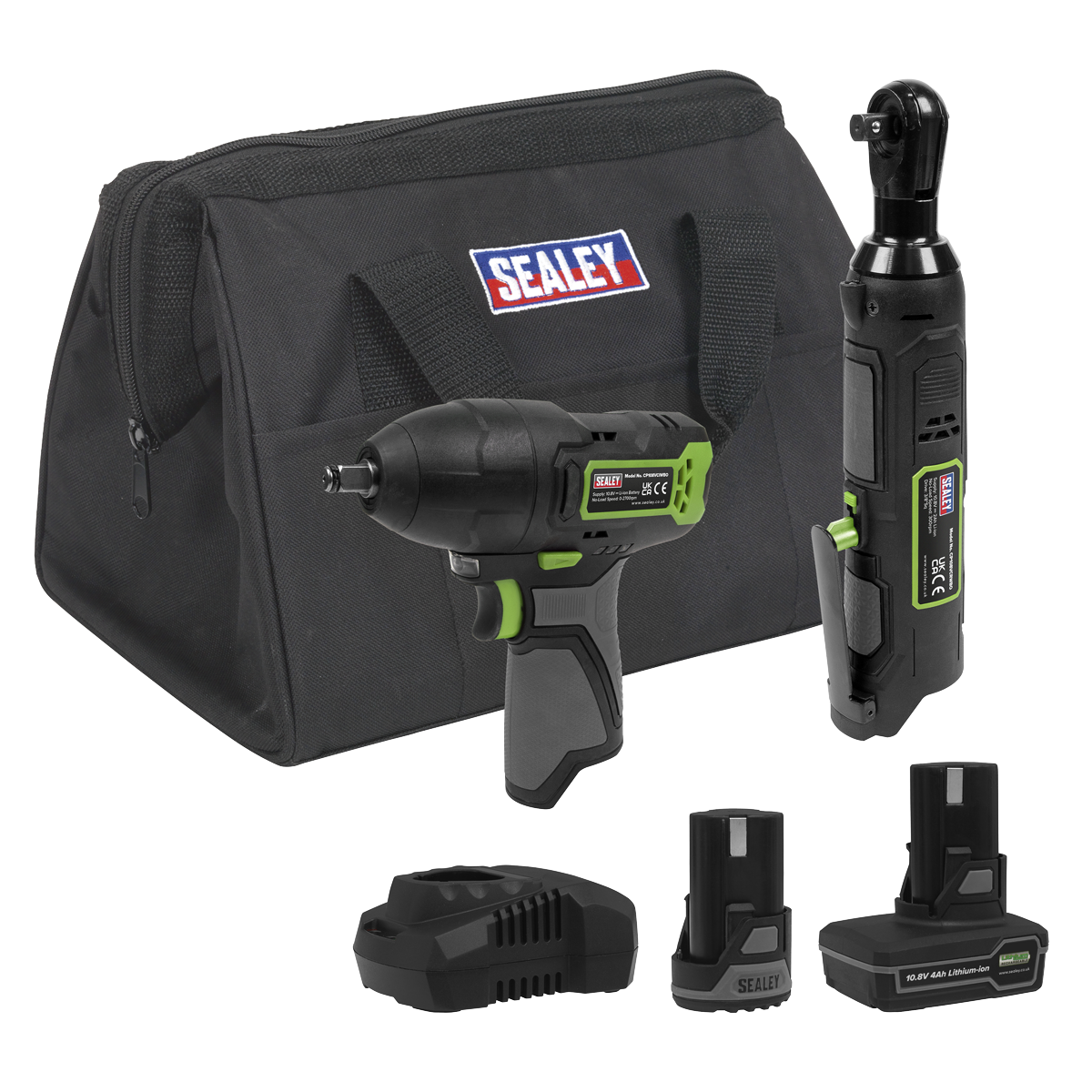 2 x SV10.8 Series Cordless Power Tool Kit 10.8V - 2 Batteries