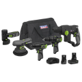 5 x SV10.8 Series Cordless Power Kit 10.8V - 2 Batteries & Euro Plug