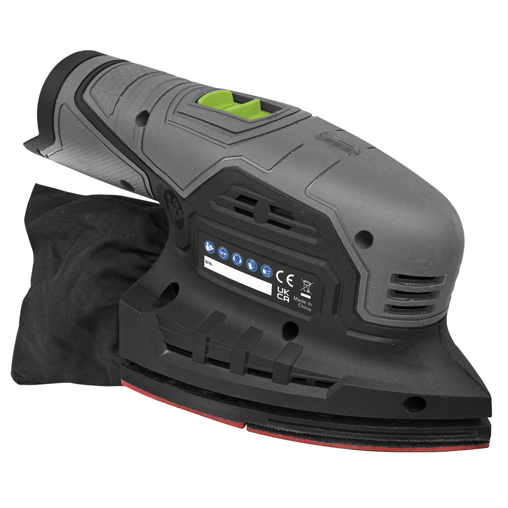 SV10.8 Series 150mm Cordless Detail Sander Kit 10.8V 2Ah