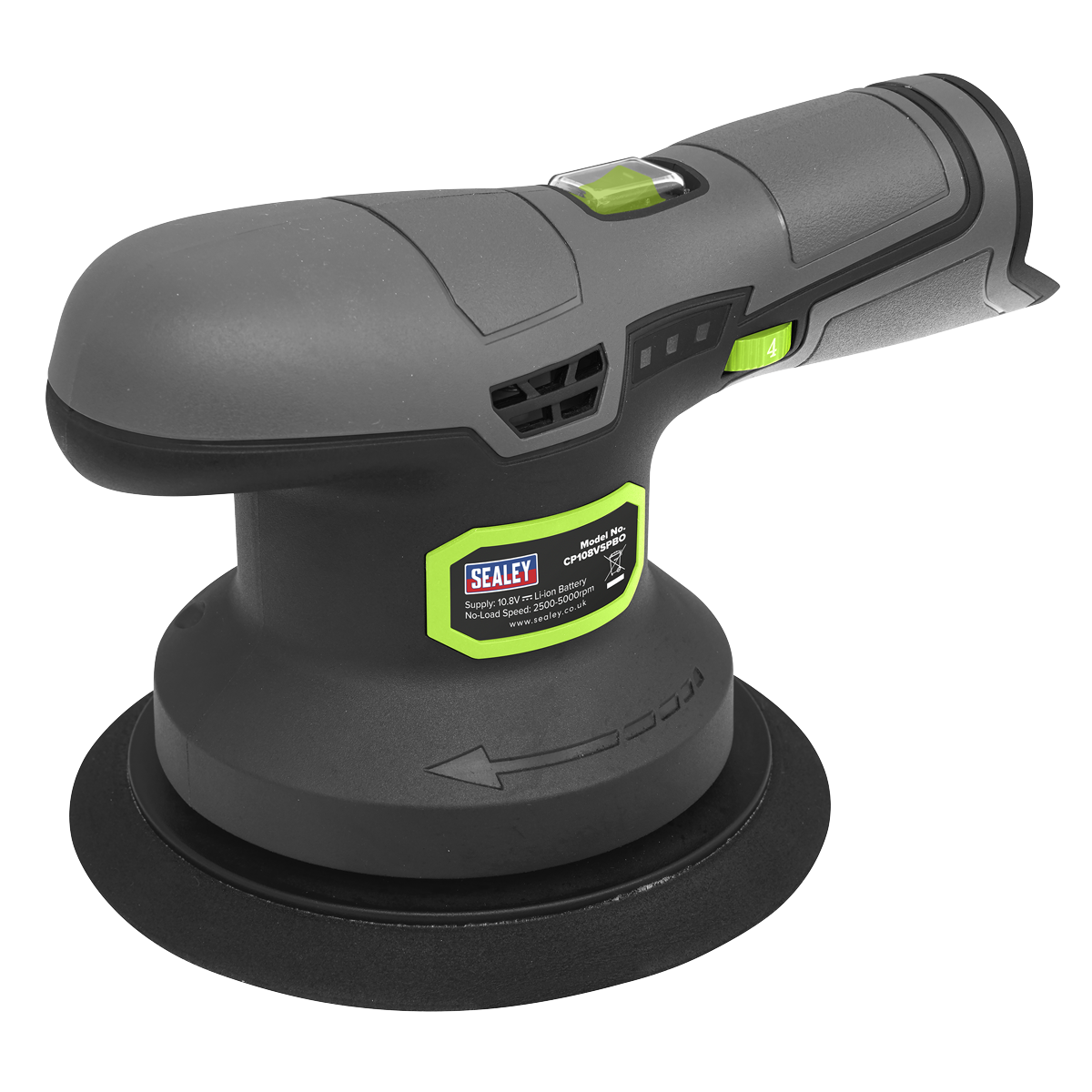 Sealey CP108VSP SV10.8 Series Cordless Dual Action Sander Polisher 10.8V, 150mm Diameter, Body Only