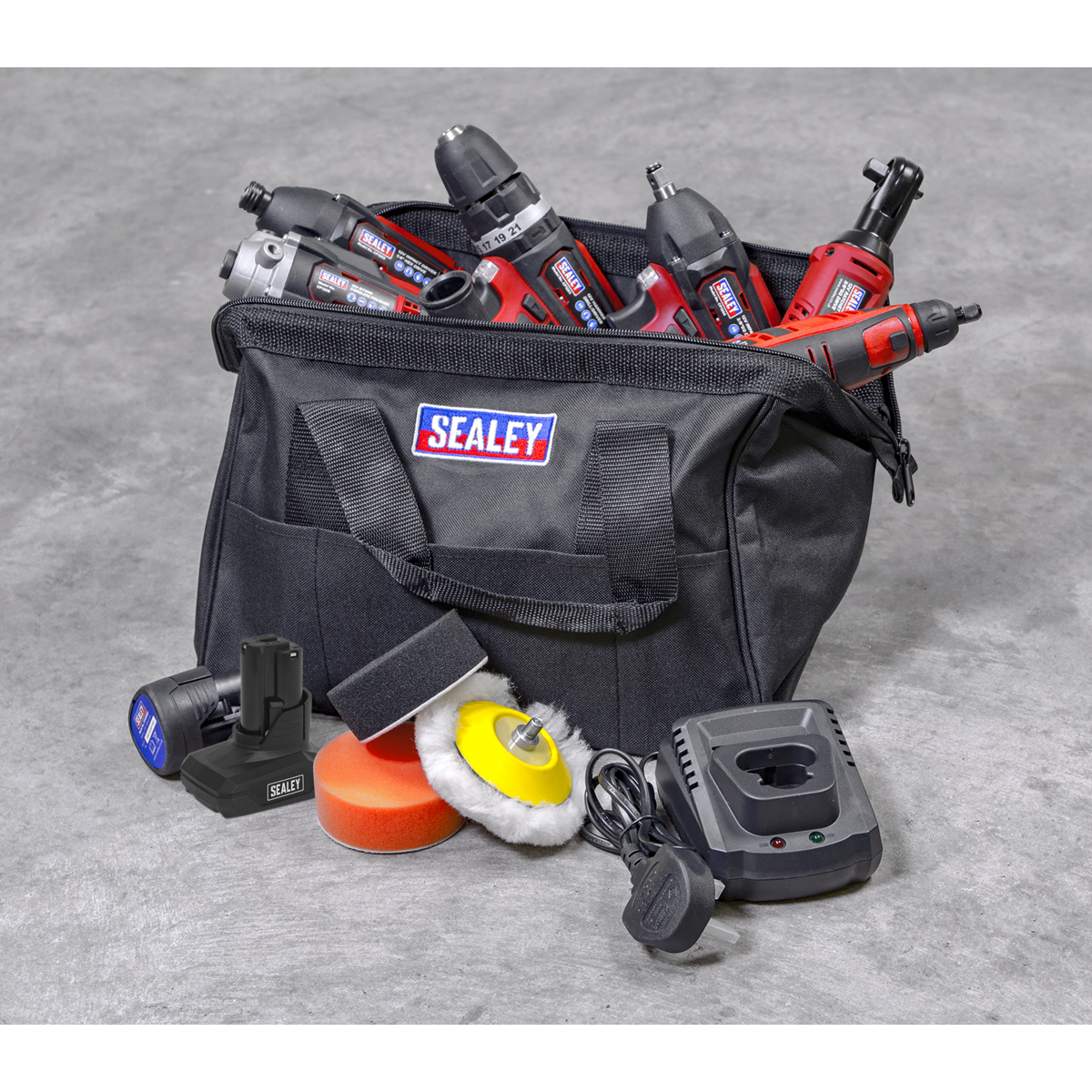 6 x SV12 Series Cordless Power Tool Kit 12V - 2 Batteries