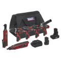 6 x SV12 Series Cordless Power Tool Kit 12V - 2 Batteries