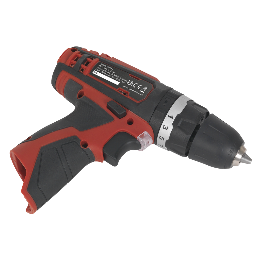 SV12 Series 10mm Cordless Combi Drill 12V - Body Only
