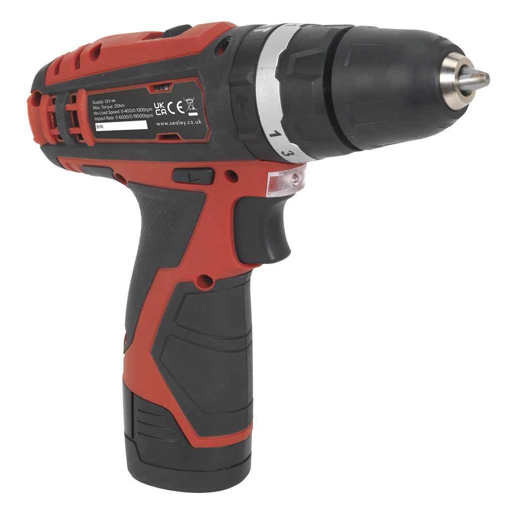 SV12 Series 10mm Cordless Combi Drill 12V - Body Only