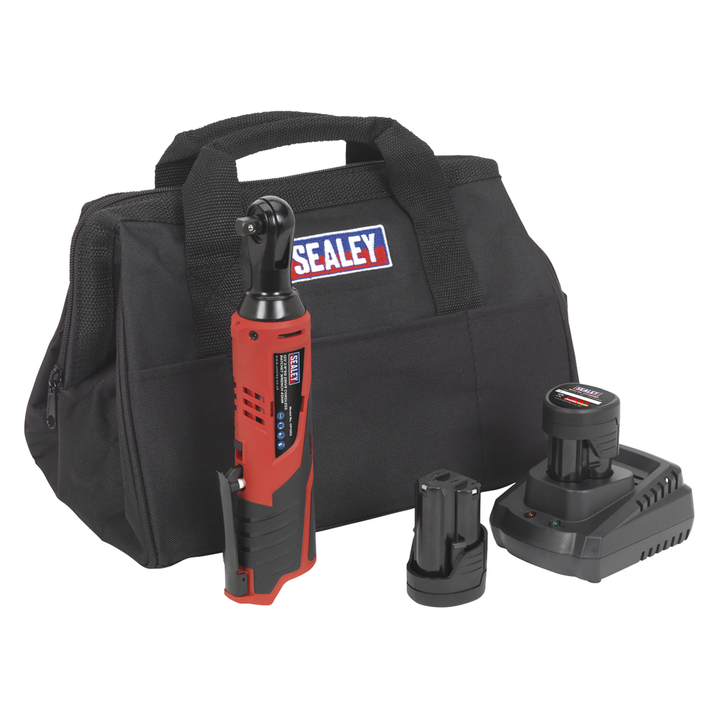 SV12 Series 3/8"Sq Drive Cordless Ratchet Wrench Kit 12V 2Ah