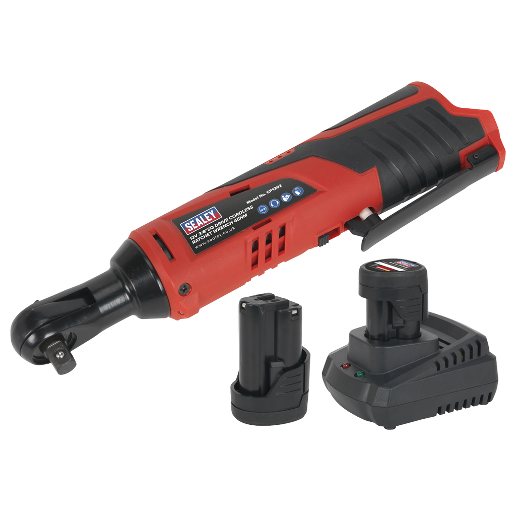 SV12 Series 3/8"Sq Drive Cordless Ratchet Wrench Kit 12V 2Ah