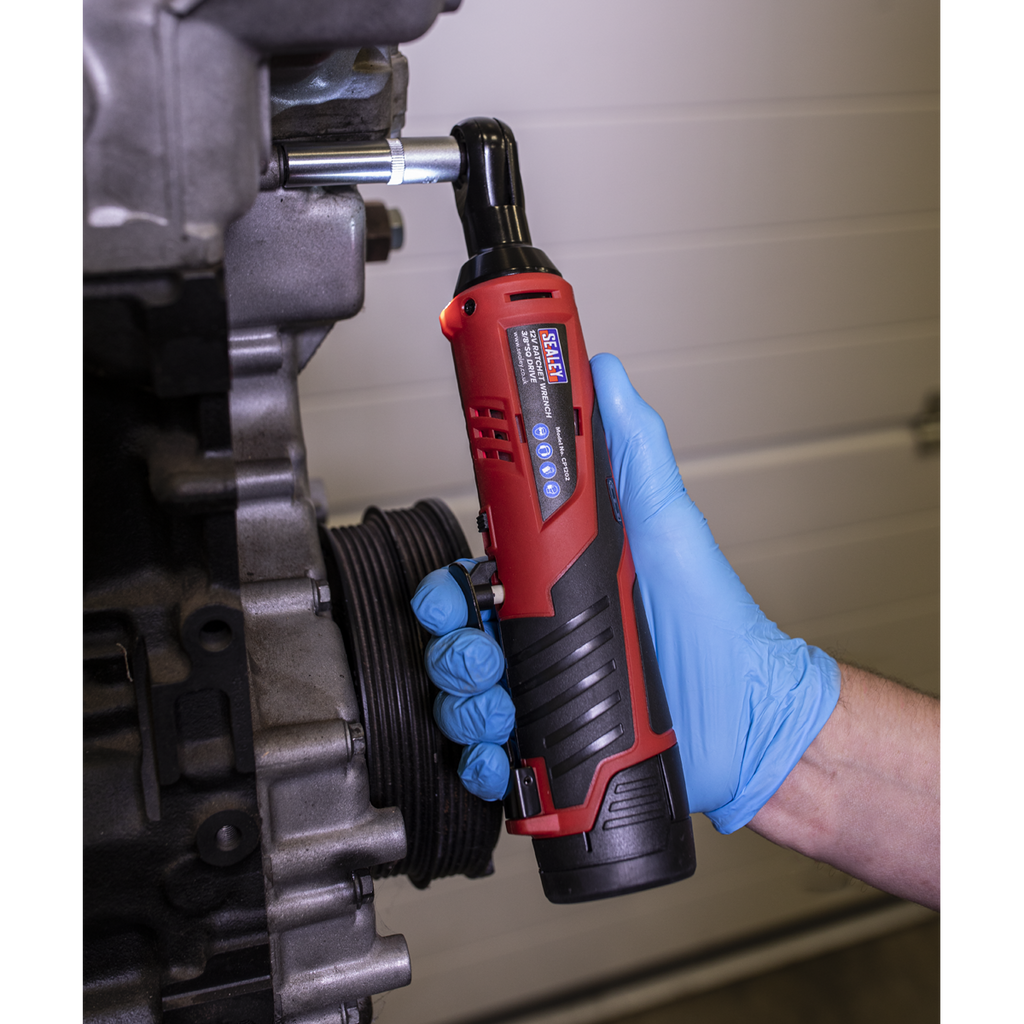SV12 Series 3/8"Sq Drive Cordless Ratchet Wrench Kit 12V 2Ah