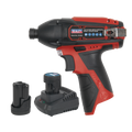 SV12 Series 1/4"Hex Drive Cordless Impact Driver Kit 12V 2Ah