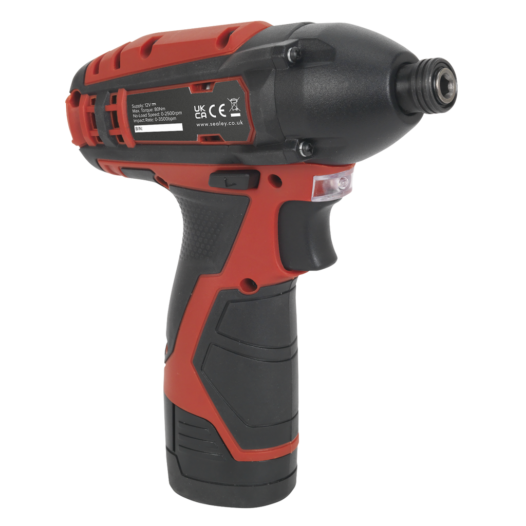SV12 Series 1/4"Hex Drive Cordless Impact Driver 12V - Body
