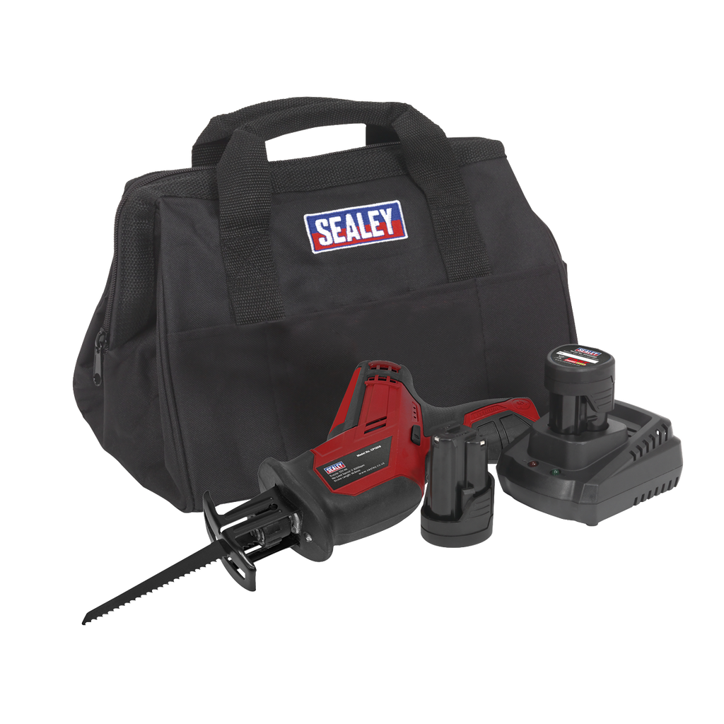 SV12 Series Cordless Reciprocating Saw Kit 12V 2Ah - 2 Batte