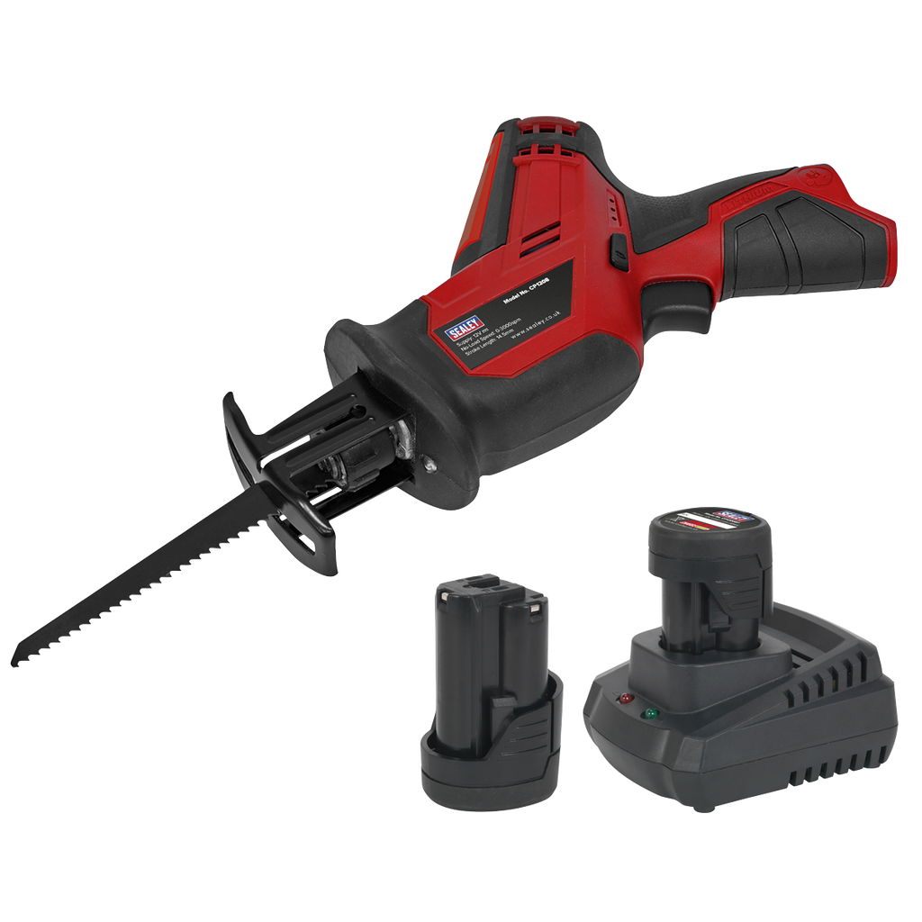 SV12 Series Cordless Reciprocating Saw Kit 12V 2Ah - 2 Batte