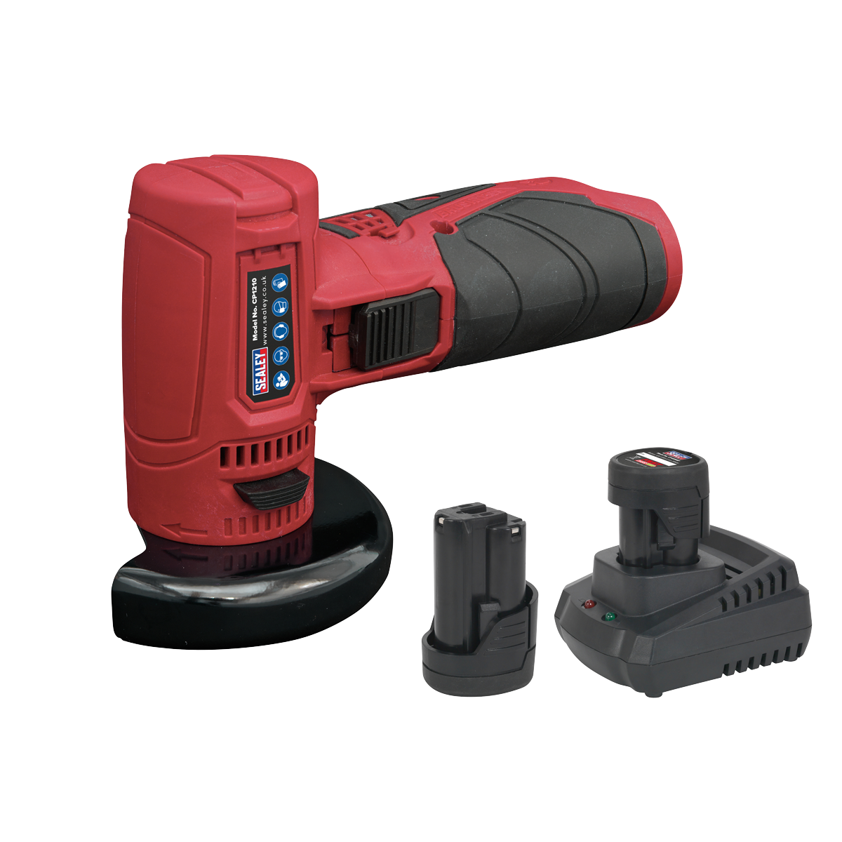 SV12 Series 75mm Cordless Angle Grinder Kit 12V 2Ah - 2 Batt