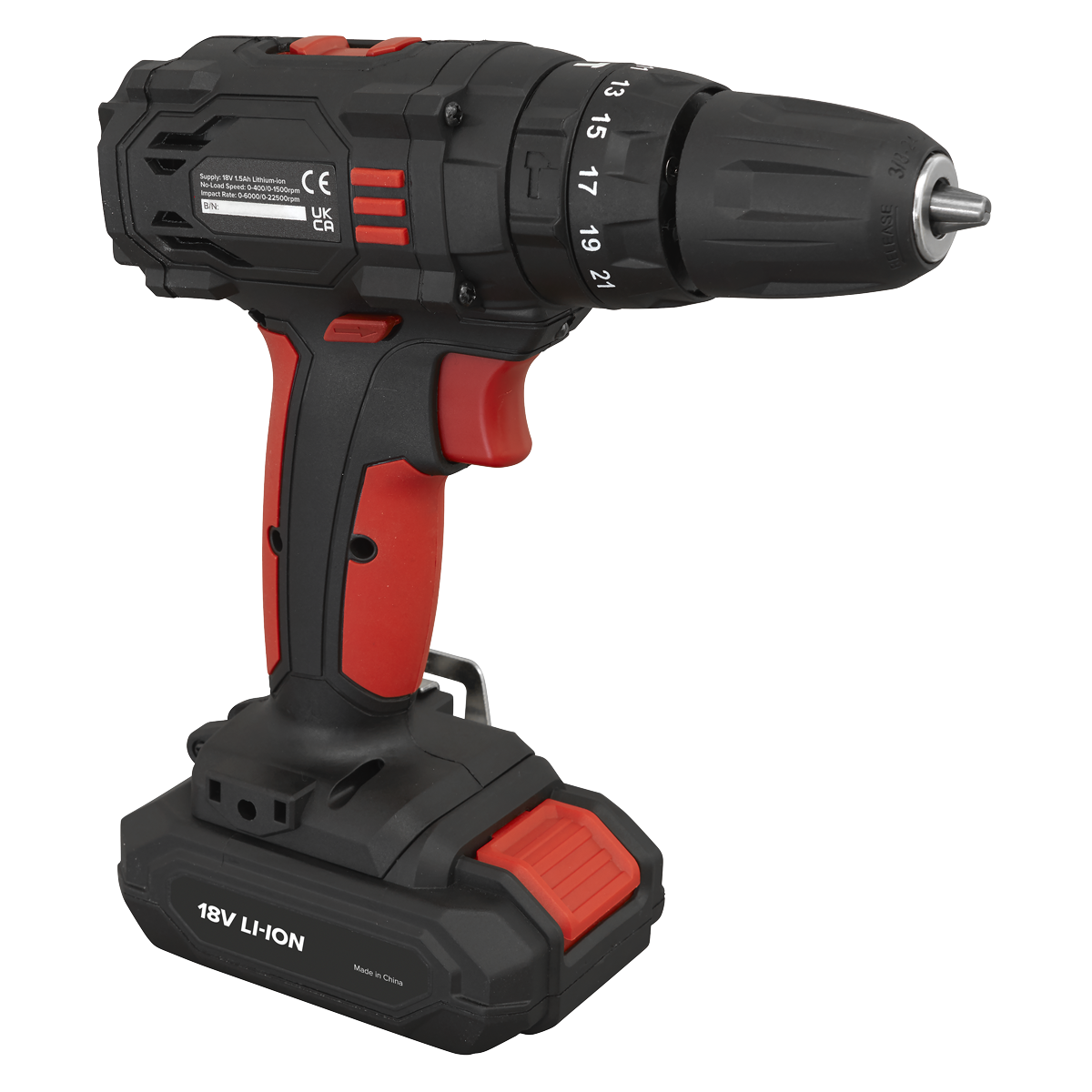 10mm Cordless Combi Drill 18V