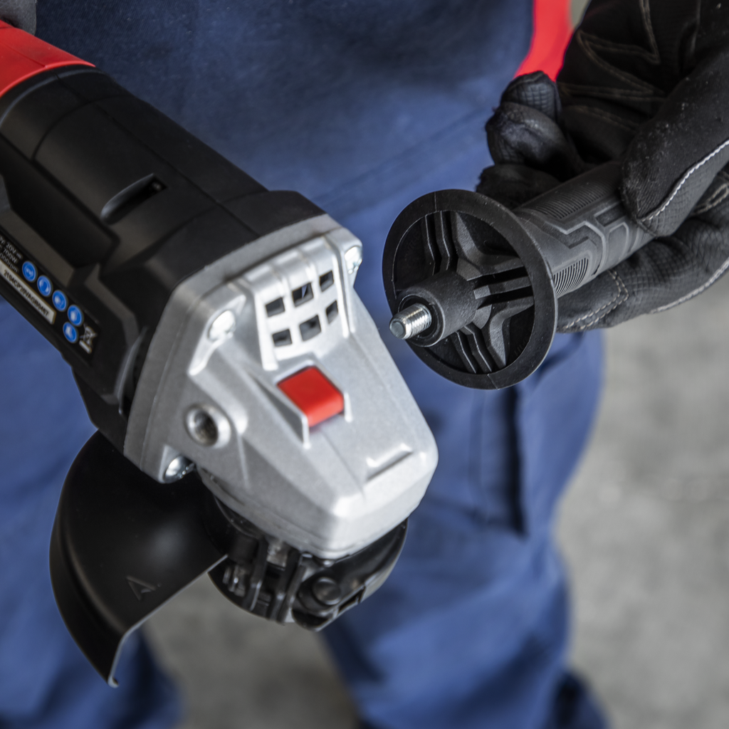 SV20 Series 115mm Cordless Angle Grinder Kit 20V 4Ah - 2 Bat