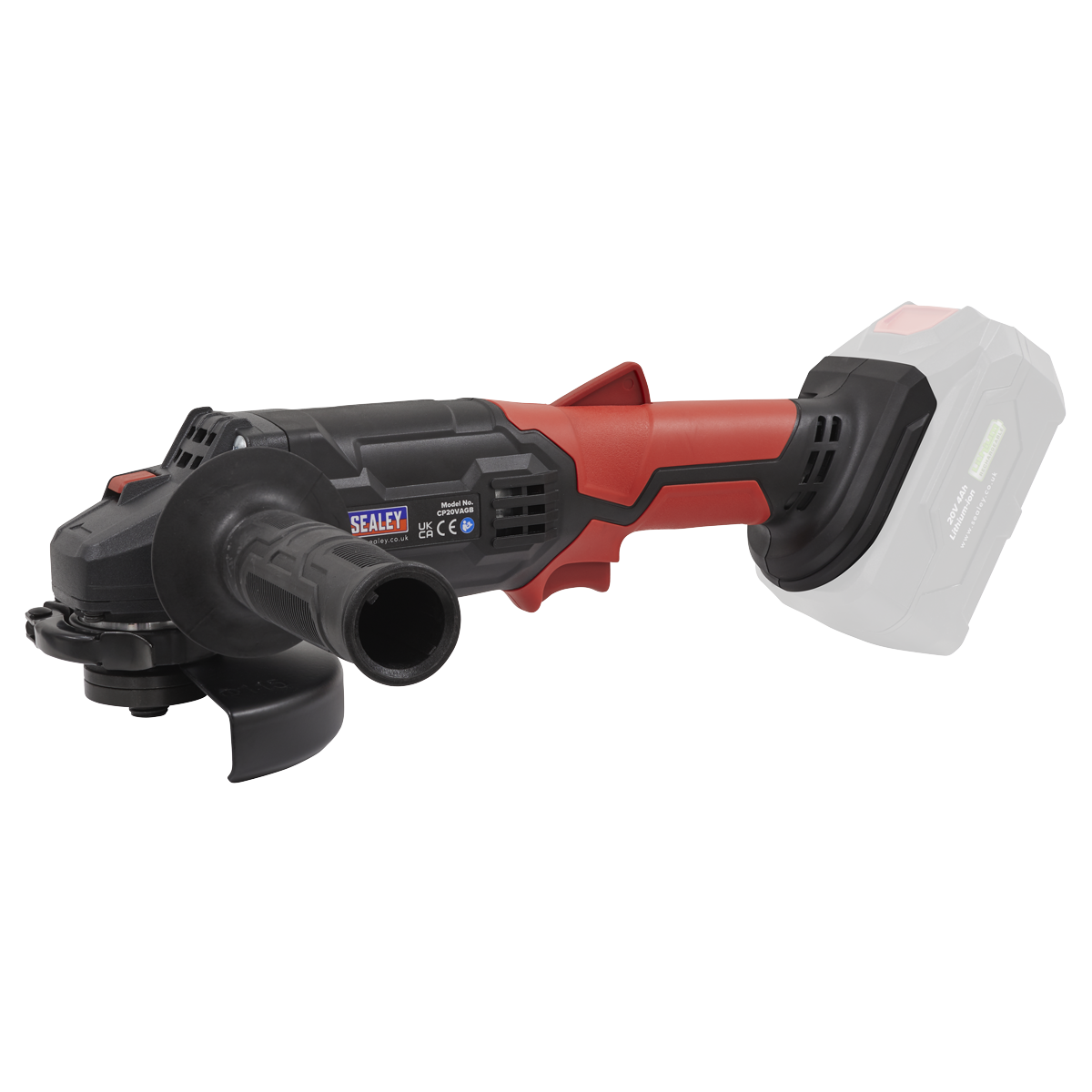 SV20 Series 115mm Cordless Angle Grinder Kit 20V 4Ah - 2 Bat