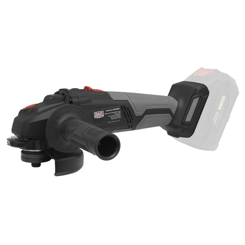Premier SV20 Series 115mm Brushless Cordless Angle Grinder 2