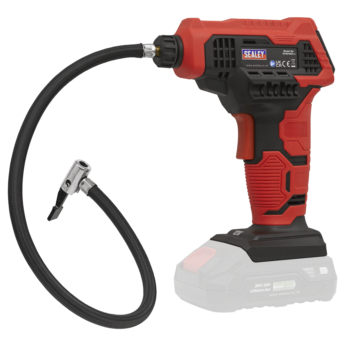 SV20 Series Cordless Tyre Inflator Kit 20V 2Ah