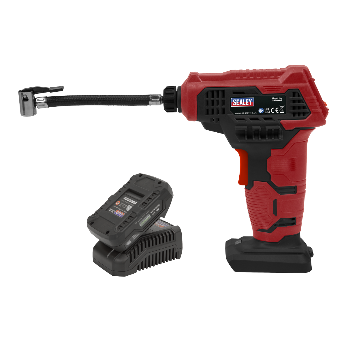 SV20 Series Cordless Tyre Inflator Kit 20V 2Ah