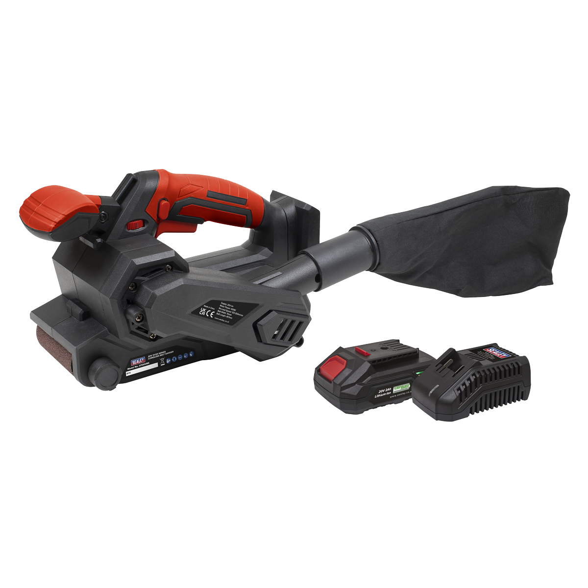 SV20 Series Cordless Belt Sander Kit 20V 2Ah