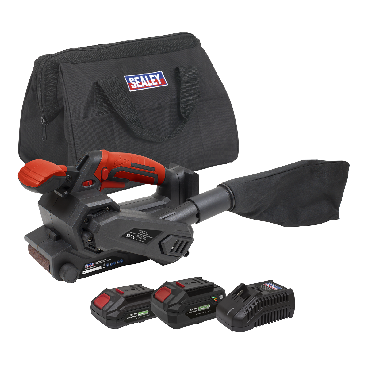 SV20 Series 76mm Cordless Belt Sander Kit 20V - 2 Batteries