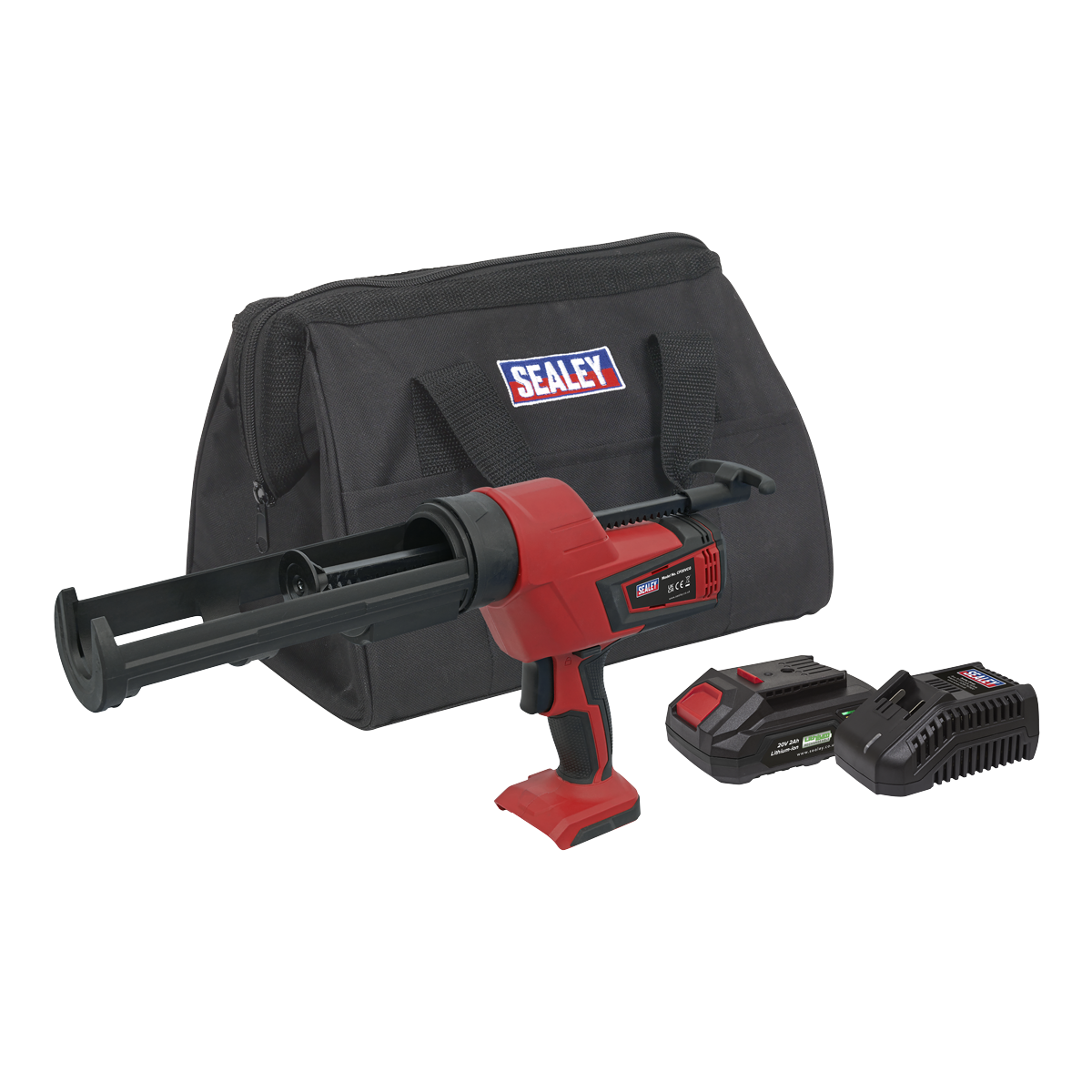 SV20 Series 310ml Cordless Caulking Gun Kit 20V 2Ah