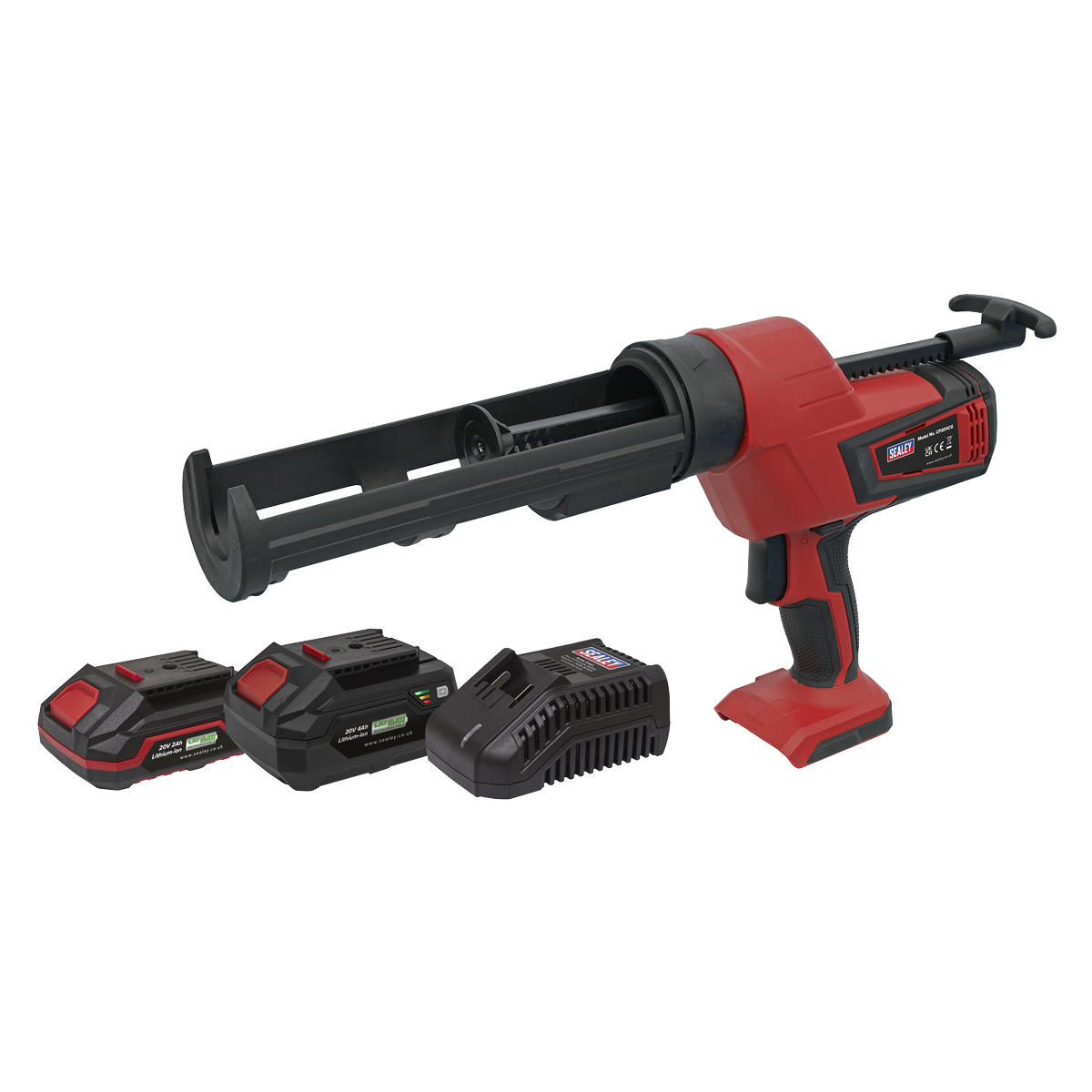 SV20 Series 310ml Cordless Caulking Gun Kit 20V - 2 Batterie