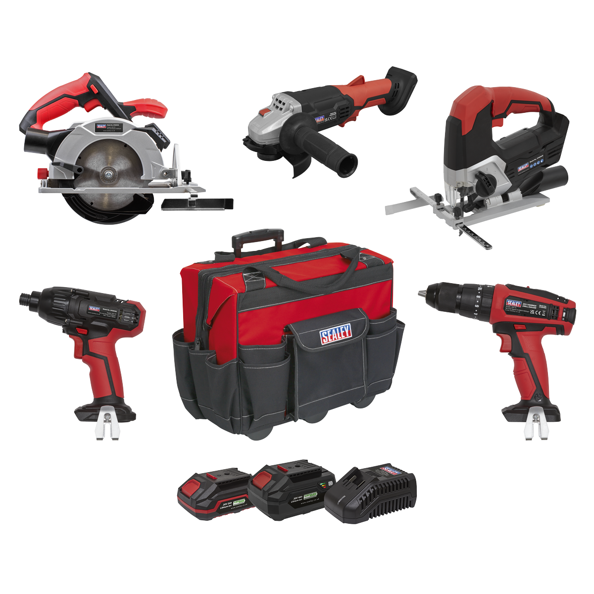 5 x SV20 Series Cordless Power Tool Combo Kit - 2 Batteries