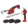 2 x SV20 Series Cordless Power Tool Gardening Kit 20V - 2 Ba