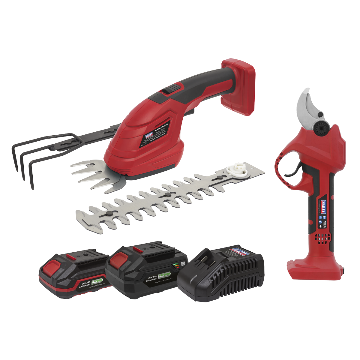 2 x SV20 Series Cordless Power Tool Gardening Kit 20V - 2 Ba