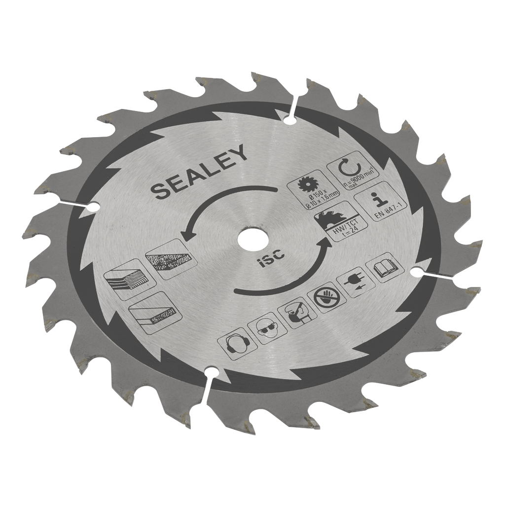 150mm Cut-Off Saw Blade 1.6mm/10mm 24tpu