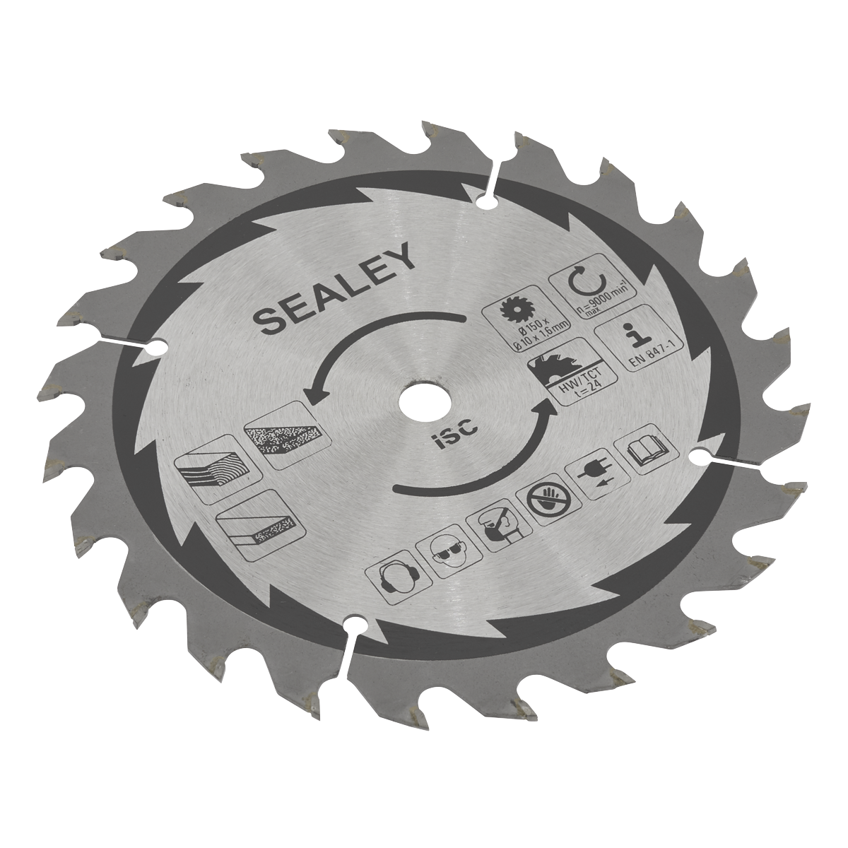 150mm Cut-Off Saw Blade 1.6mm/10mm 24tpu