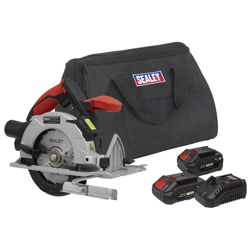 SV20 Series 150mm Cordless Circular Saw Kit 20V - 2 Batterie