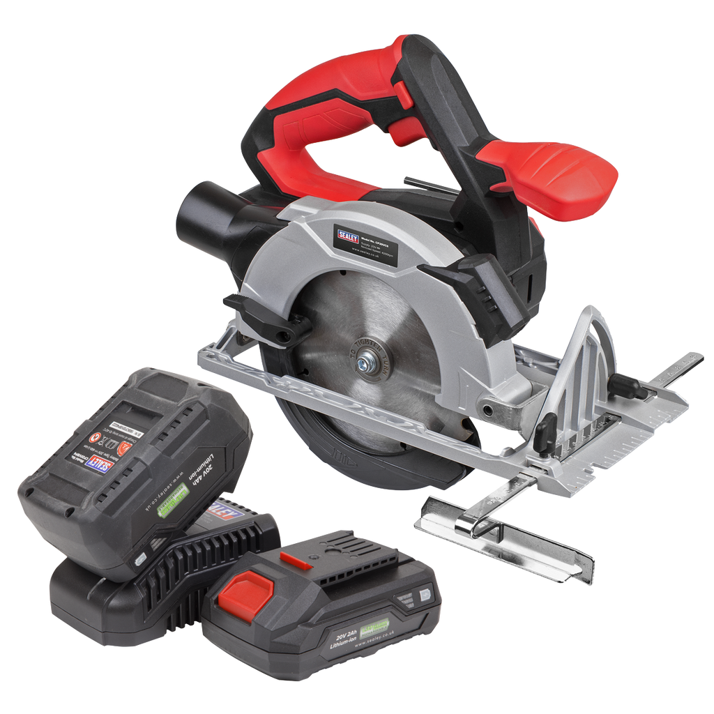 SV20 Series 150mm Cordless Circular Saw Kit 20V - 2 Batterie
