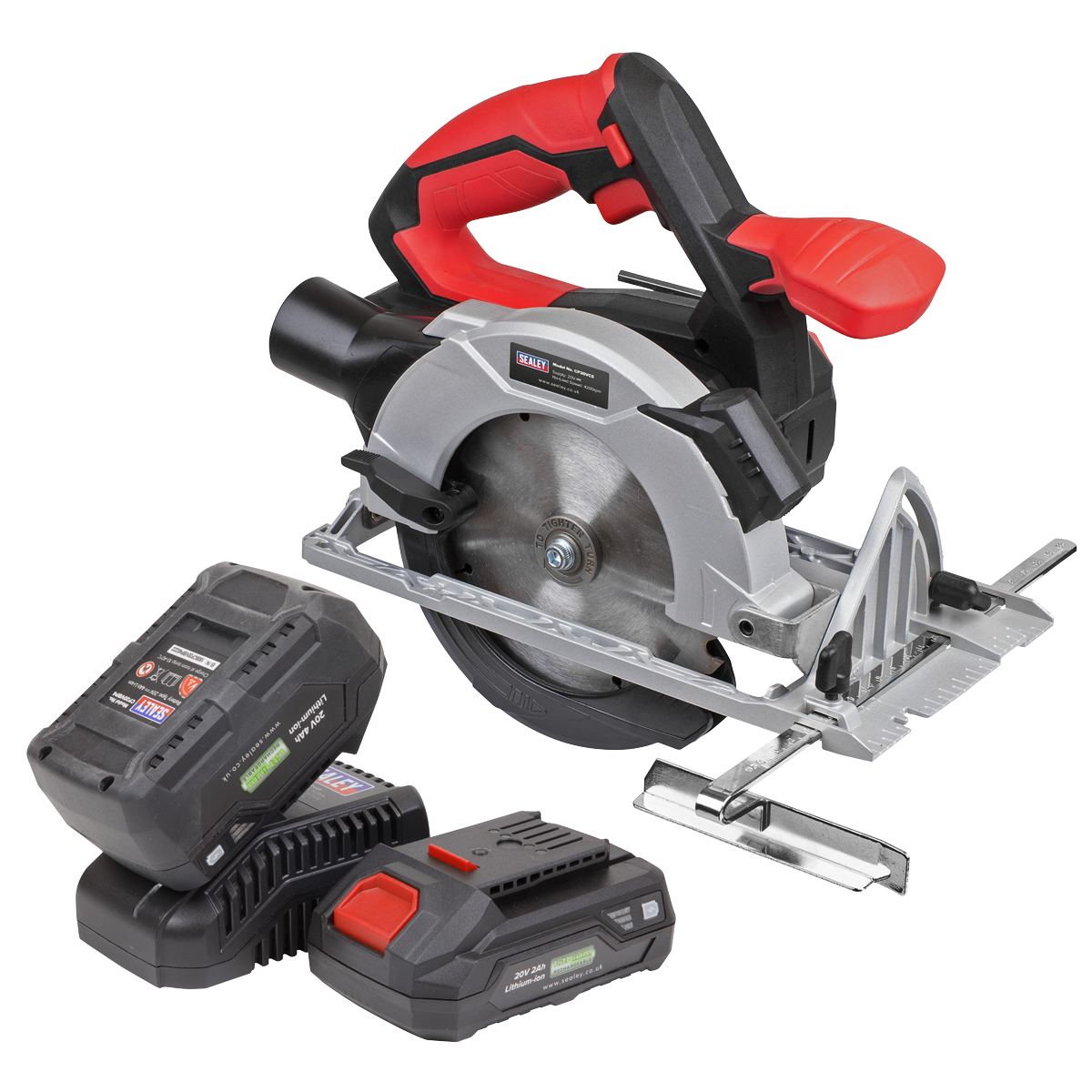 SV20 Series 150mm Cordless Circular Saw Kit 20V - 2 Batterie