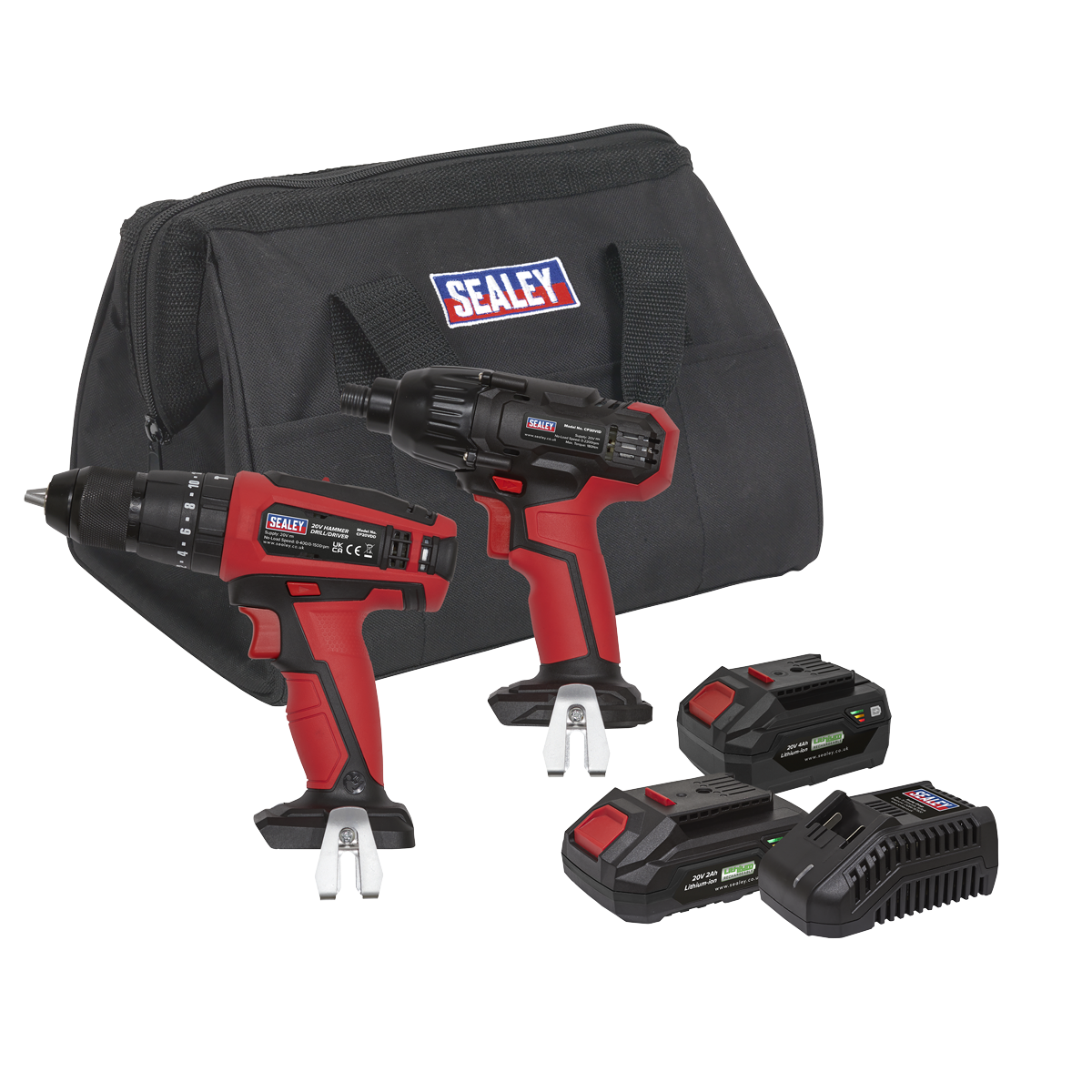 2 x SV20 Series Cordless Power Tool Kit 20V - 2 Batteries