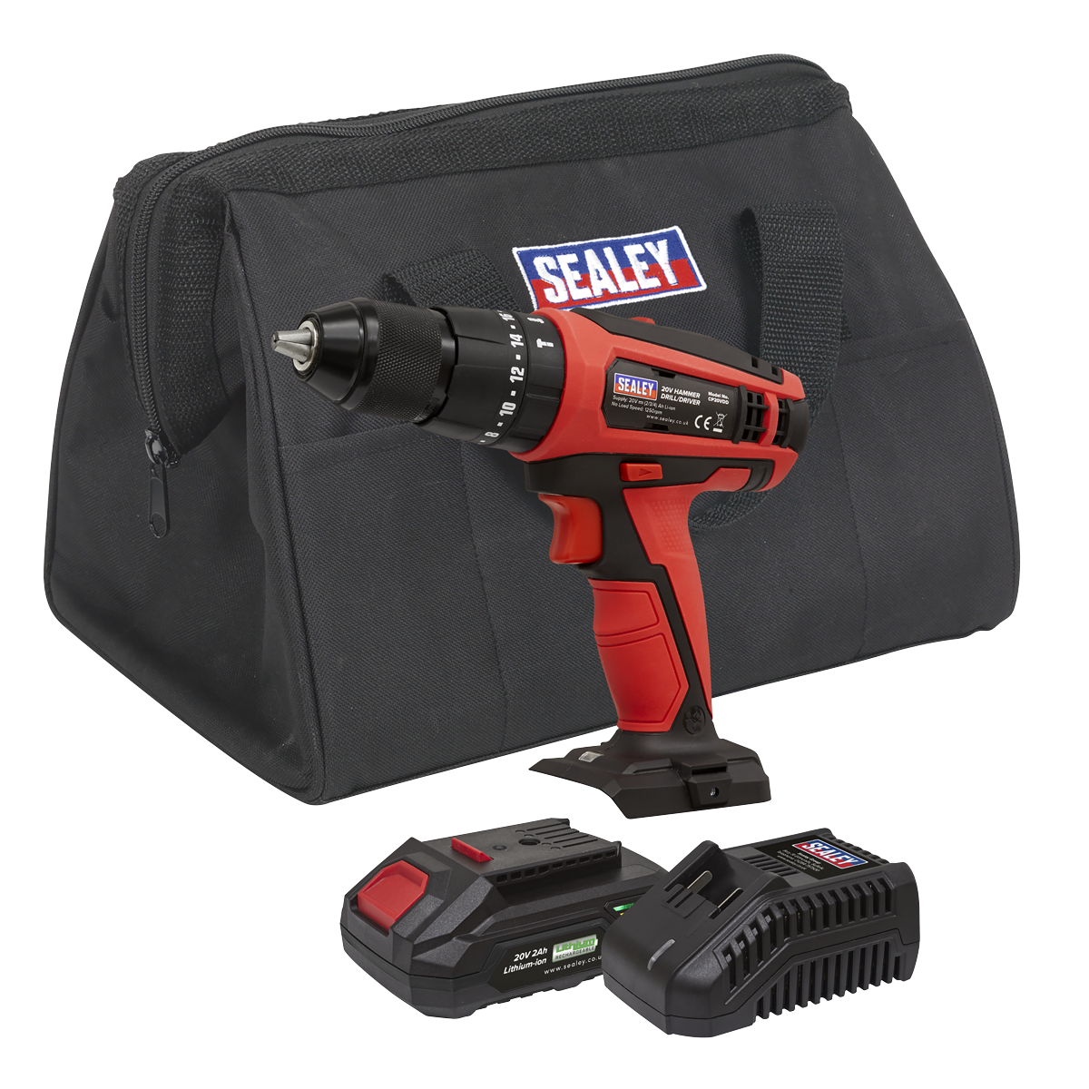 SV20 Series 13mm Cordless Combi Drill Kit 20V 2Ah