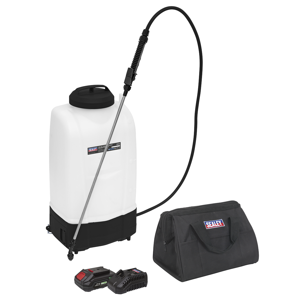 SV20 Series 15L Cordless Garden Backpack Sprayer 20V 2Ah