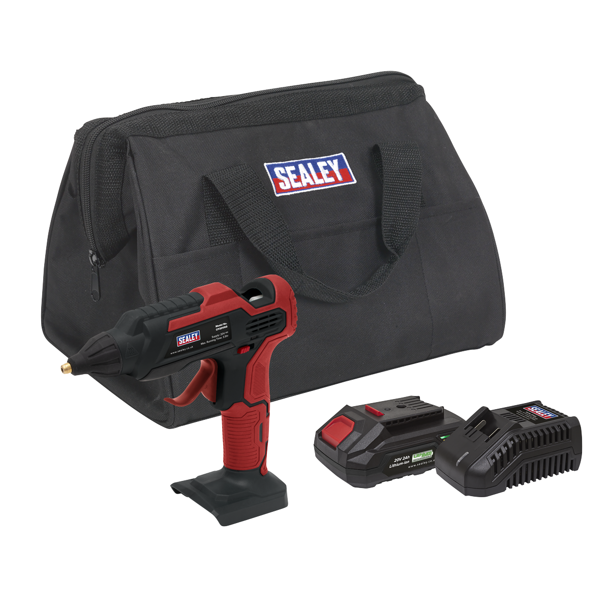 SV20 Series Cordless Glue Gun Kit 20V 2Ah