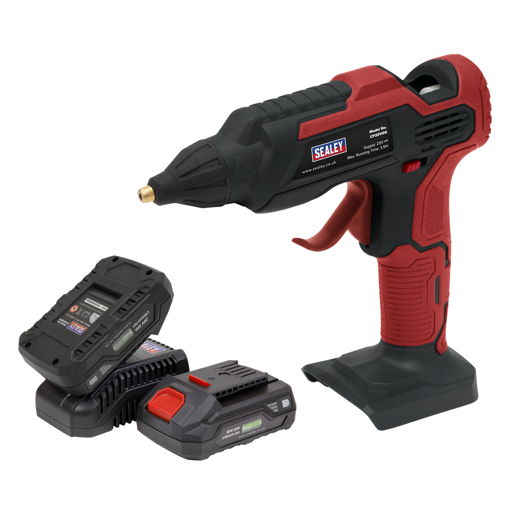 SV20 Series Cordless Glue Gun Kit 20V 2Ah - 2 Batteries