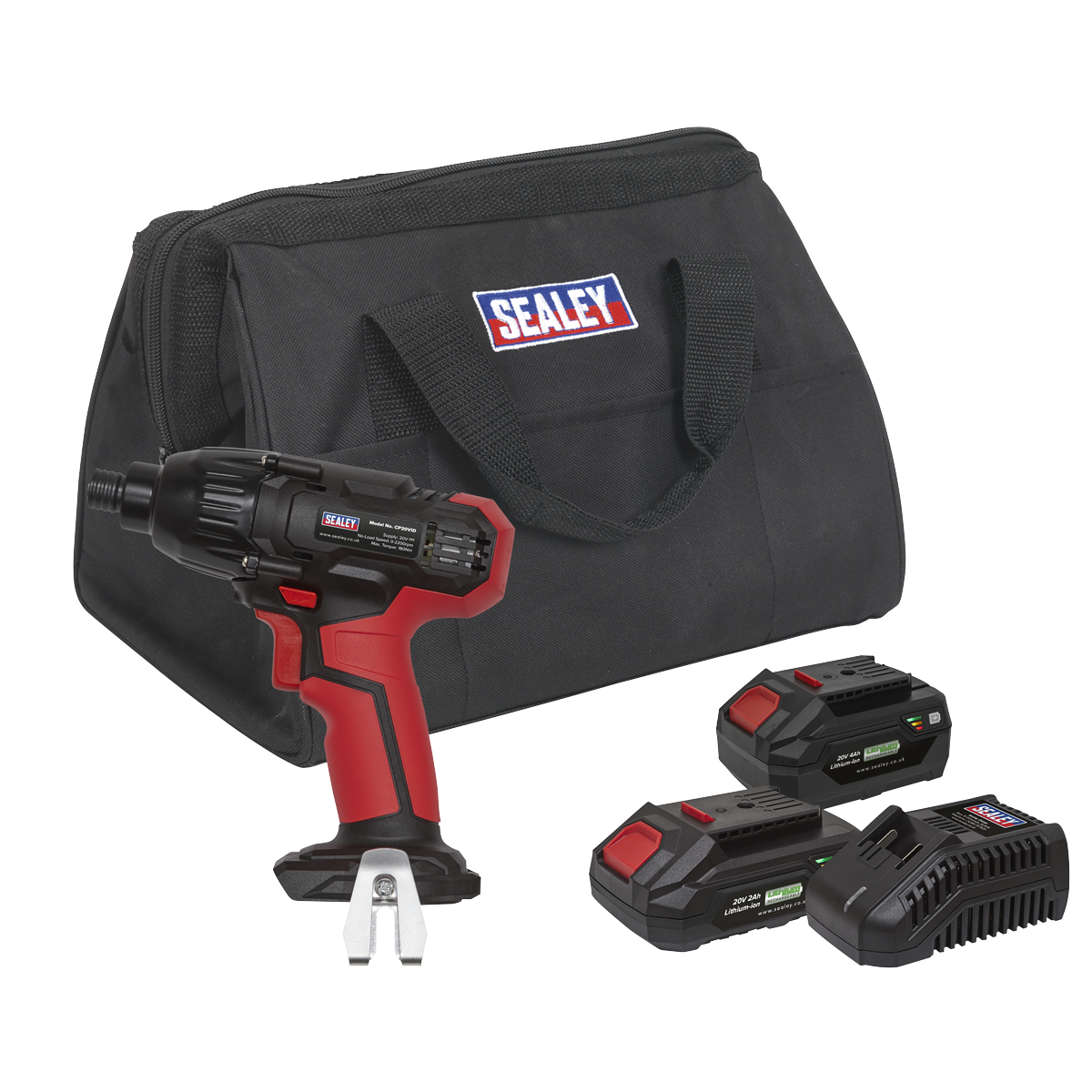 SV20 Series 1/4"Hex Drive Cordless Impact Driver 20V - 2 Bat